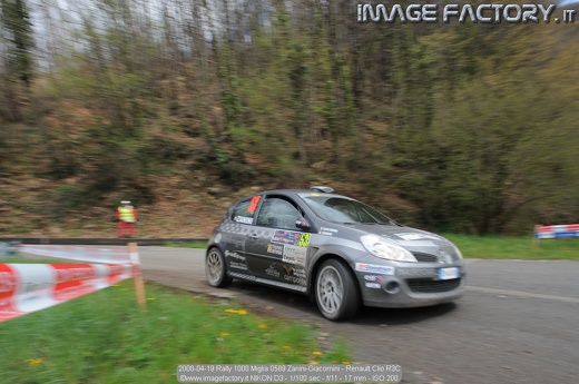 2008-04-19 Rally 1000 Miglia 0589 Zanini-Giacomini - Renault Clio R3C